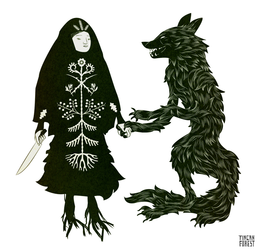 Tin Can Forest's Baba Yaga and Wolf 