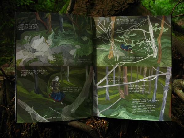 Baba Yaga and The Wolf spread 2